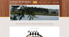 Desktop Screenshot of estanciadominuano.com.br